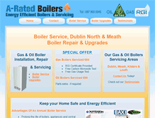 Tablet Screenshot of boilerservices.ie